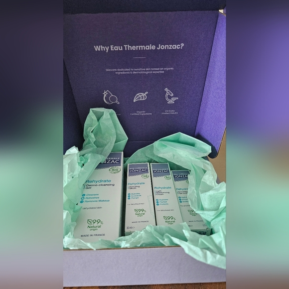 Jonzac Rehydrate SET cleansing Gel,hydrating Serum,Moisturizing Cream,Eye Contou - Picture 2 of 16